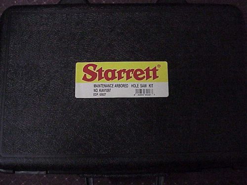 Starrett  kav1097 hole saw kit, 9 pc for sale