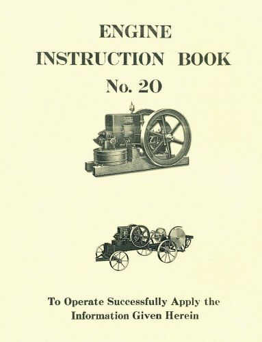 Witte Engine Instruction Book No. 20