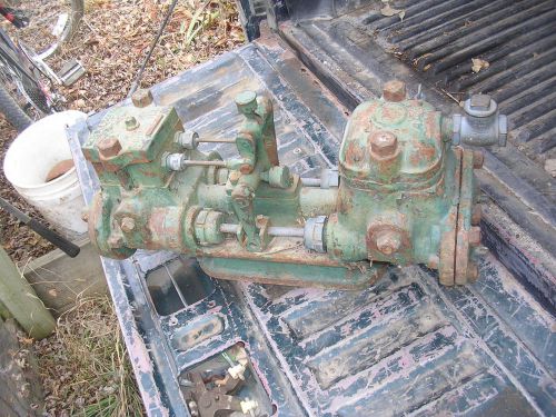 steam powered Gardner water pump . Traction engine Hit Miss