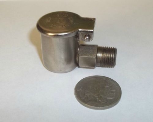 Gits Brothers 90 Degree Cup Oiler,1/8&#034; NPT Thread, Used on Hit and Miss Engines