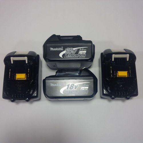 4 New GENUINE Makita Batteries BL1830 3.0 AH 18 Volt For Drill, Saw, Grinder 18V
