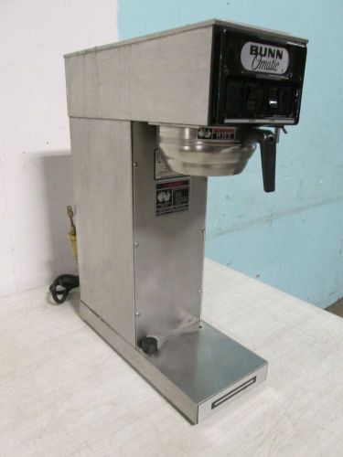 &#034;bunn&#034; h.d. commercial s.s. airpot single coffee brewer w/hot water spigot for sale