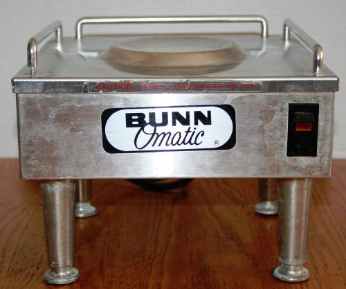 Bunn single burner Satellite Coffee Pot Warmer Model RWS-2  Metal Legs