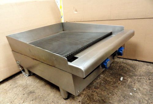 Imperial - IGG-24 - 24&#034; Grooved Gas Griddle - professional commercial grill -