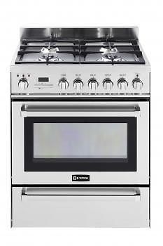 Verona 30&#034; self cleaning dual fuel range w/ warming drawer - stainless steel ~ for sale