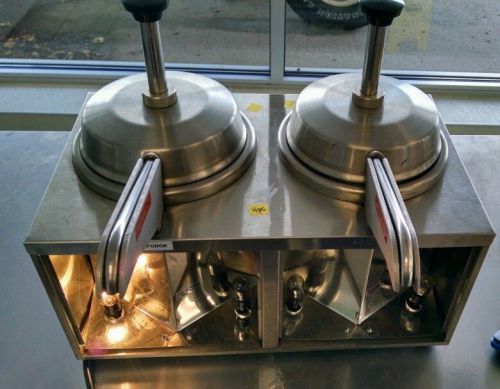 Star Dual Heavy Stainless Steel Caramel Hot Fudge Cheese Pump Food Warmer