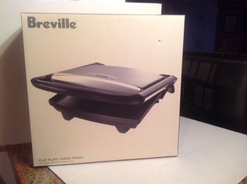 Breville Flat Plate Panini Press MINT IN NEVER OPENED BOX