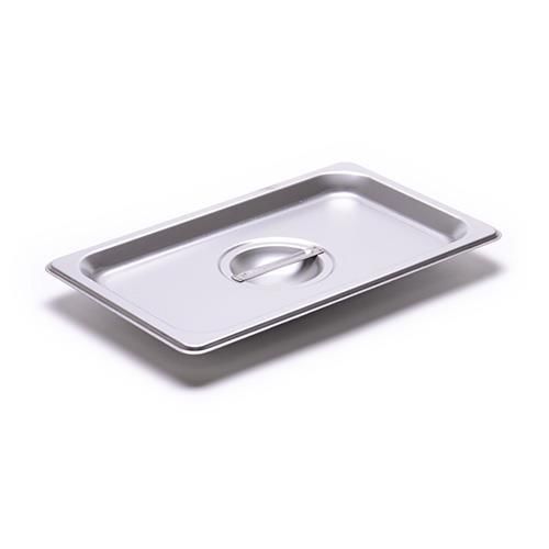 Fourth-Size Steam Table Pan Solid Cover 24 Gauge Steamtable Pan 1 Each