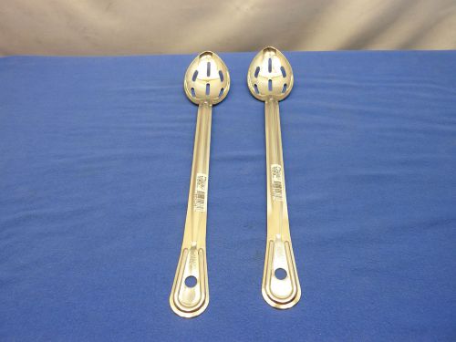 15 &#034; Slotted  Stainless Steel Basting Spoon ROYBS15B, Royal, Lot of 2  NEW