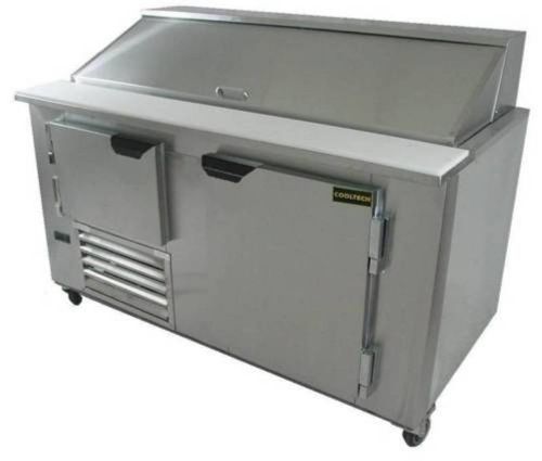 Cooltech 1-1/2 door refrigerated sandwich salad prep table 48&#034; for sale
