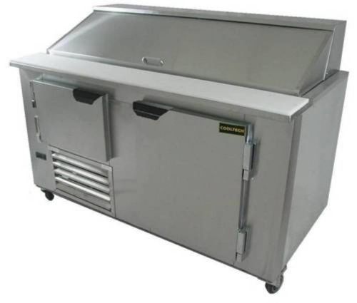 Cooltech 1-1/2 Door Refrigerated Sandwich Salad Prep Table 48&#034;