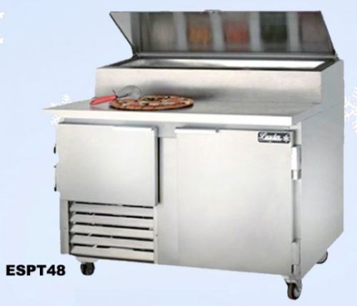 BRAND NEW! LEADER ESPT48 - 48&#034; PIZZA PREP TABLE MARBLE TOP