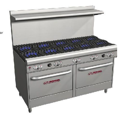 Southbend 4602dd range, 60&#034; wide, 10 burners with wavy grates (27,000 btu), with for sale