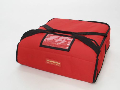 Pizza delivery bag (holds up to three 12&#034; or three 14&#034; pizzas) red(one day sale) for sale