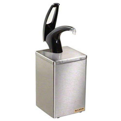 San jamar (p4800bk) frontline countertop condiment dispenser box for sale