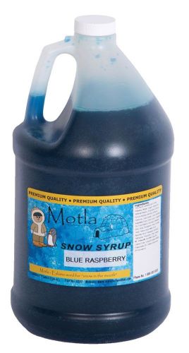 Motla Blue Raspberry Sno-Cone Syrup (One Gallon)