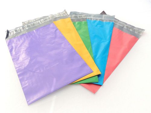 5 Colors! 60 10x13 Flat Poly Mailers Shipping Postal Envelope Bags Self Seal New
