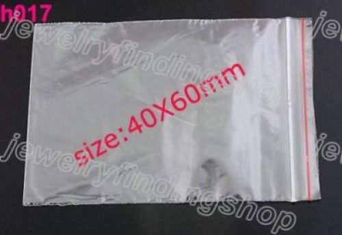 New 500 pieces f56l  4x6cm ziplock zipper lock reclose plastic bag h017 for sale