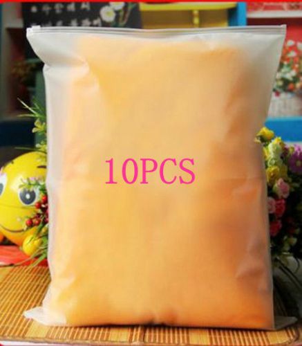 35x45cm frosted large ziplock zipper lock plastic bag for clothing 8mil thick for sale