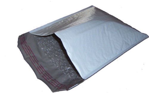 (25) 4&#034;x8&#034; #000 White Poly Bubble Padded Shipping Envelope Mailers High Quality