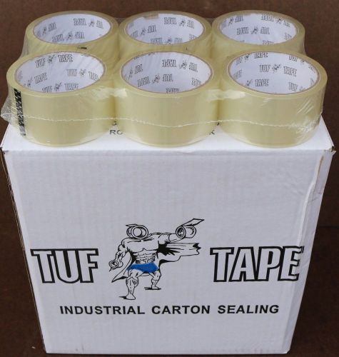 Sealed carton clear packing tape 2&#034; x 55 yards - 36 rolls for sale