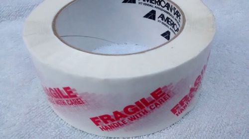 6 Roll Fragile Marking Tape Printed &#034;Handle w/ Care&#034; Shipping Packing