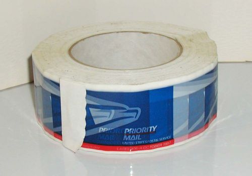 Rare usps united states postal service priority mail 2&#034; inch shipping tape roll for sale