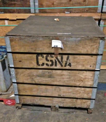 Reinforced wood shipping crates with lids 44x48x44 for sale