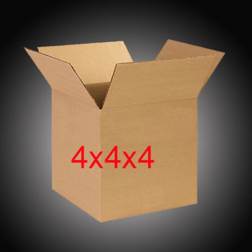 98 - 4x4x4 Uline Cardboard Shipping Boxes Cartons Packing Moving Mailing Cubes