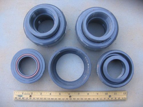 2 &#034; pvc schd 80 threaded union / spears #8058-020 / brand new stock for sale