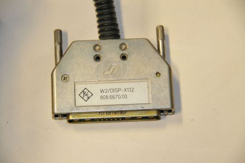 Rohde &amp; Schwarz FSAS ESMI and ESBI Actice interface cable part# 808.6670.00