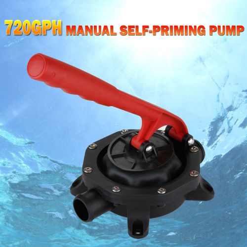 Boat diaphragm manual hand bilge pump plastic water diesel transfer 720gph for sale