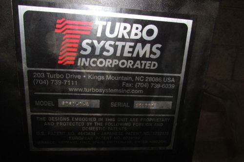Turbo systems coolant skimmer, tramp oil removal system model #  62809094 for sale