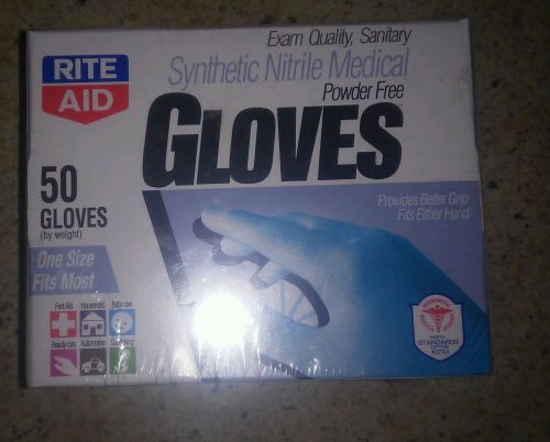 Rite Aid Vinyl Gloves 50 Count (One Size Fits Most)