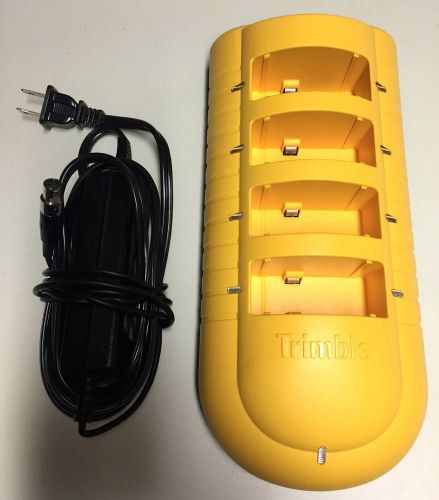 Trimble gps tsm 4 bay pro xr/xrs/xl ag ms750 battery charger 38246-00 tnl 38483 for sale
