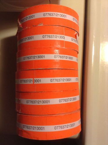 5 Rolls for Monarch Paxar Pricing Labels-077637