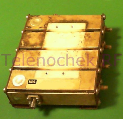 RF microwave band pass filter 884.35 MHz CF/ 5.50 MHz BW/ power  10 Watt / data
