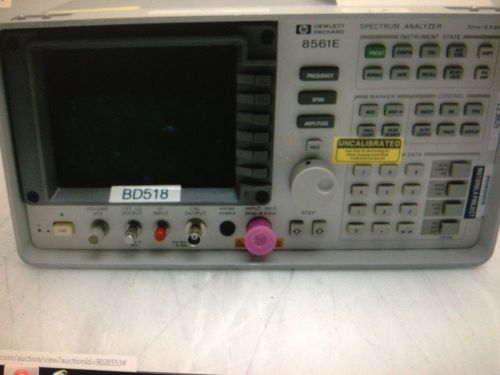 HP 8561E Spectrum Analyzer w/ 85260A Mass Memory Module