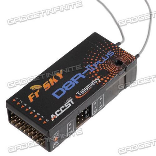 FrSky Two-way 2.4G 8-Channel Receiver D8R-II Plus 4.0-7.2V g i