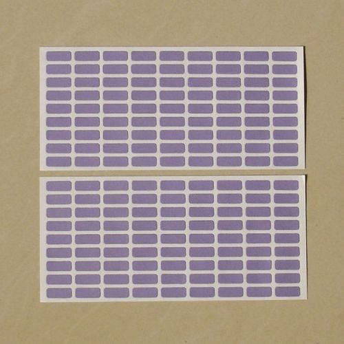 162 Pastel Purple Color Sticky Labels 8x20 mm Price Stickers Tags Self Adhesive