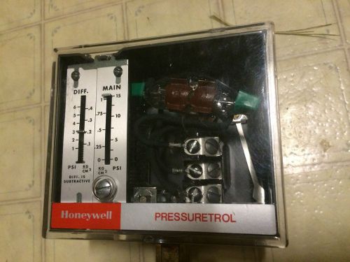 Honeywell pressuretrol l604a 1169 nos 3 wire 250v max 2 - 15 psi for sale