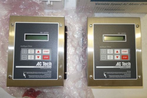 2 AC Tech / Lenze MC1000 .25HP Inverter. Unused 1 in box also 1 Baldor AC drive