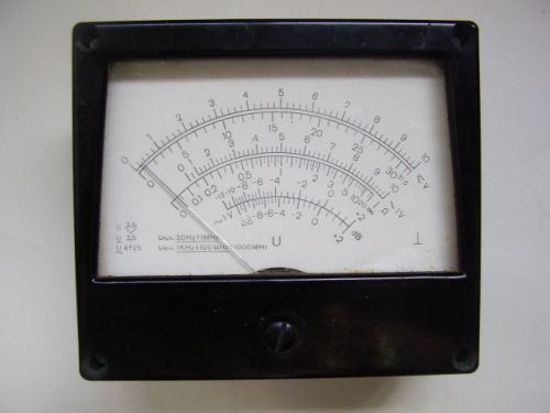 Vintage Soviet Voltmeter.Bakelite meter.