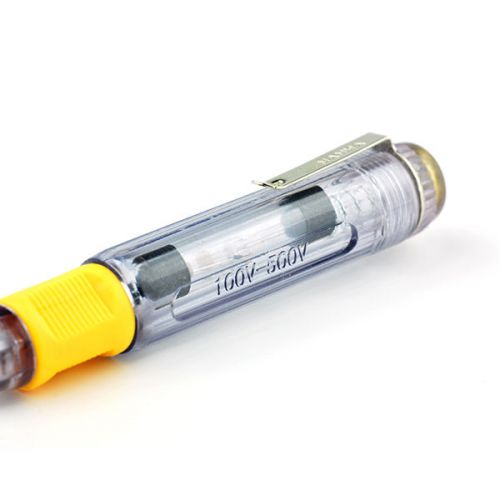 NEW Electrical Test Pen Electrify Volt Detect Slotted Screwdriver 100V-500V