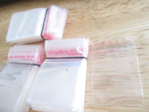 500 pcs plastic self adhesive seal bags fit packing findings