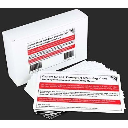 Canon 1904V566 Cleaning Cards for CR-Series Check Scanners (Box of 15)
