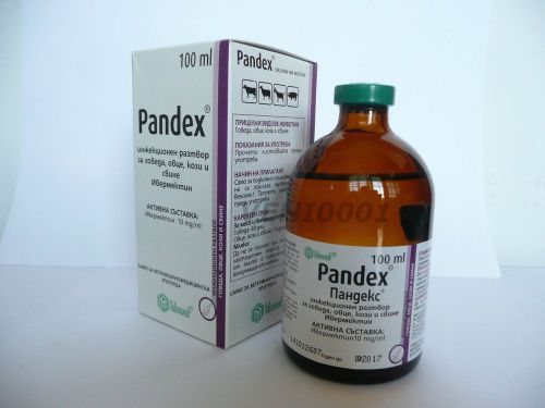 Pandex® 1% Solution (ivermectin) for injection for Cattle, pigs, sheep, goats