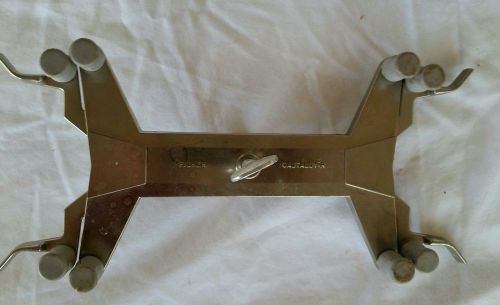 Fisher castaloy-r double buret clamp holder 3361-4 for sale
