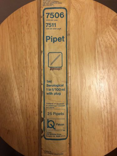 Falcon pipet  pipette serological 1 in 1/100 ml for sale