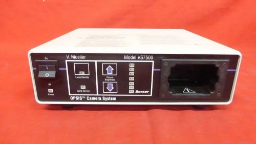 Baxter V Mueller Model VS7500 OPSIS Endoscopy Camera System Control Unit (2C0)